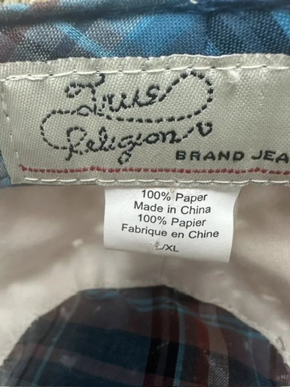 True Religion Unisex Brown Fedora Hat Paper Straw Material S XL Trendy